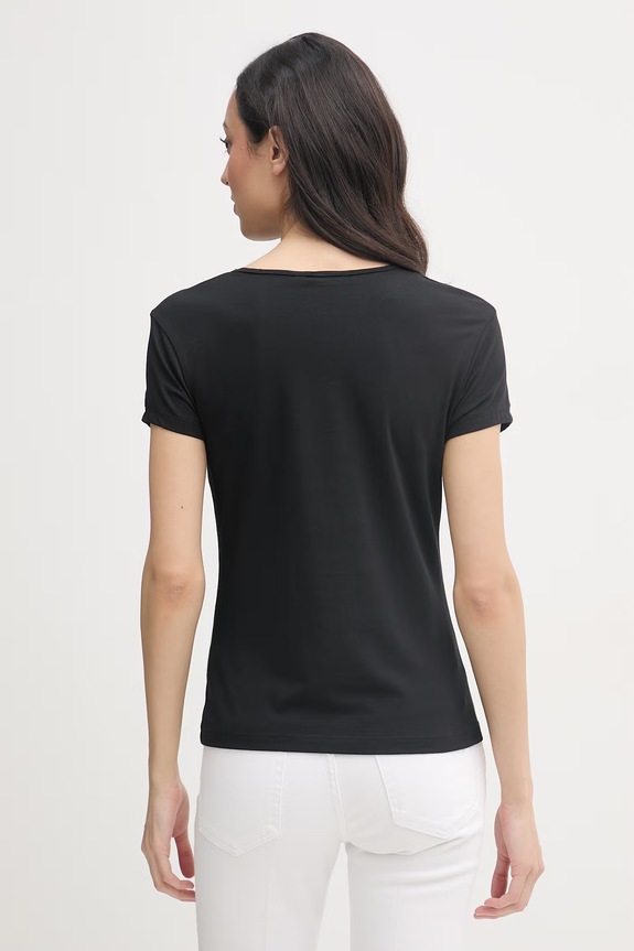 Odzież Tommy Hilfiger t-shirt damski SUMMER WW0WW48710 czarny