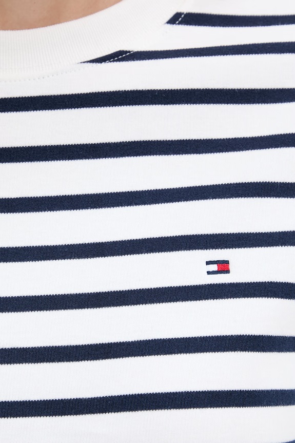 Tommy Hilfiger T-shirt damski bawełniany WW0WW49646 granatowy
