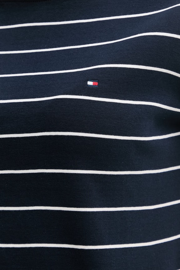 Tommy Hilfiger t-shirt damski bawełniany WW0WW49723 granatowy