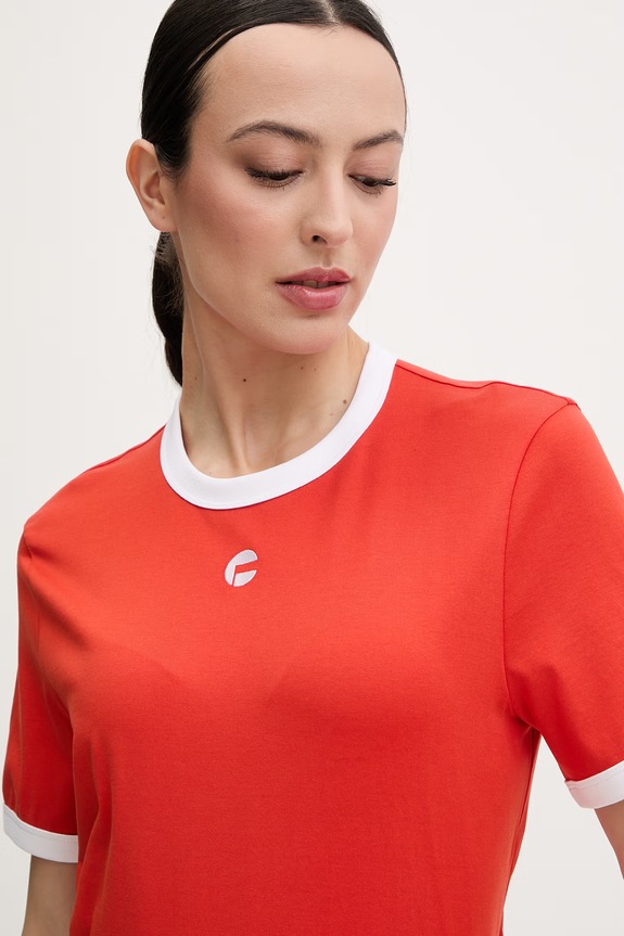 Fusalp t-shirt damski bawełniany TANIXA pomarańczowy J1117