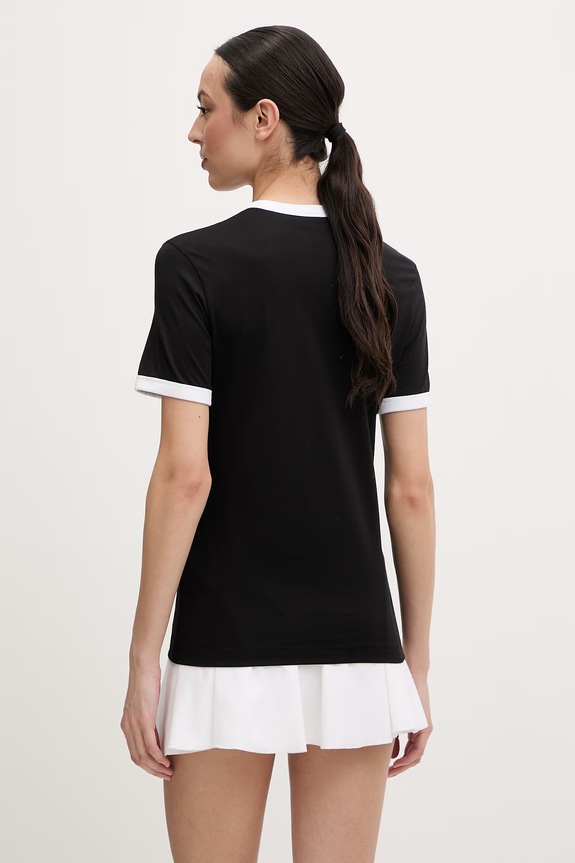 Odzież Fusalp t-shirt damski bawełniany TANIXA J1117 czarny