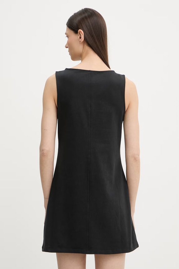 Îmbrăcăminte Levi's rochie neagră din bumbac cu elastan KNIT (T3 OVERDEV) 005JA.0001 negru