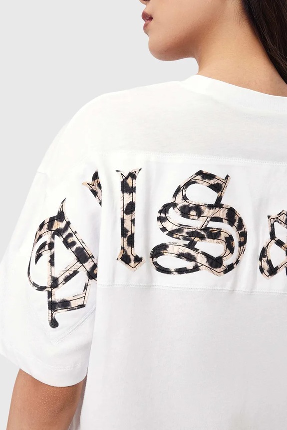 AllSaints t-shirt damski bawełniany FUSE W070JE biały