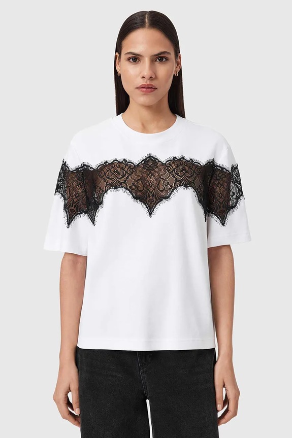 AllSaints dámske tričko LISA biela W071JE