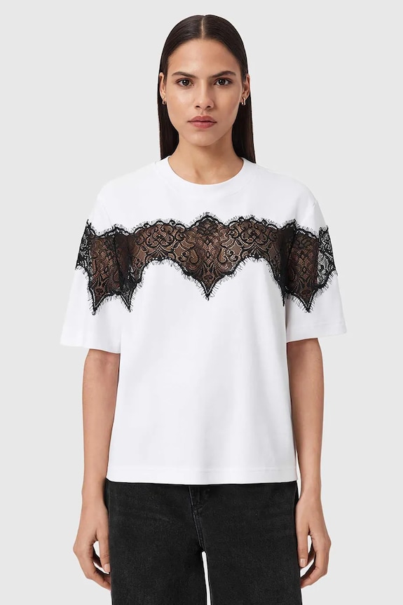 AllSaints dámske tričko LISA biela W071JE