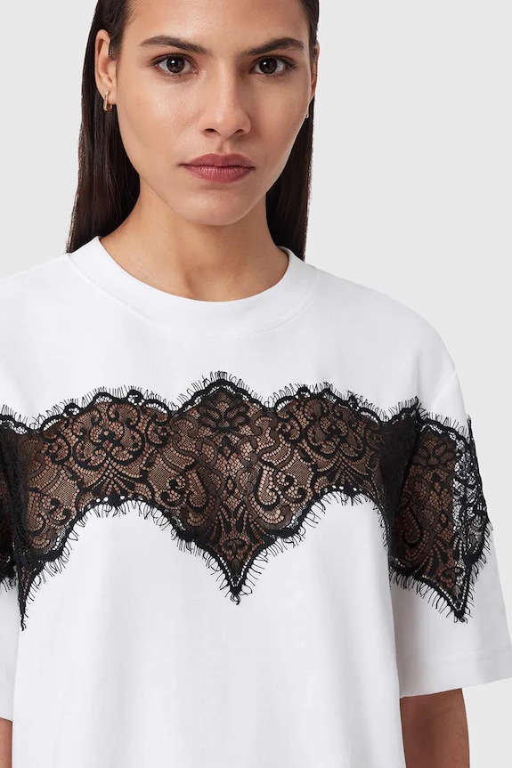 AllSaints dámske tričko LISA biela W071JE