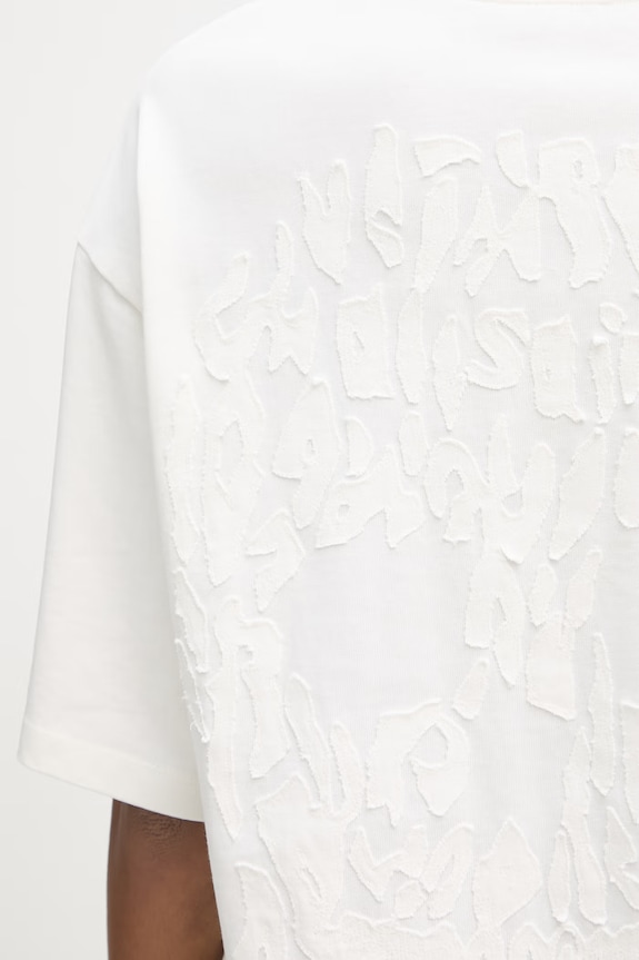 AllSaints tricou oversized de damă din bumbac PALOMA W087JE bej