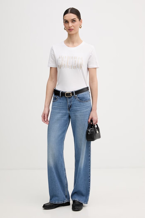 Gaudi t-shirt 611BD64043 biały SS26