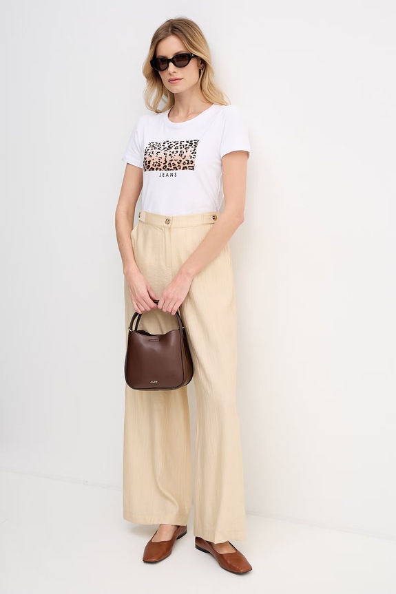 Gaudi tricou pentru femei, din bumbac 611BD64050 alb SS26