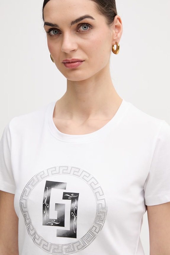 Gaudi t-shirt biały 611BD64074