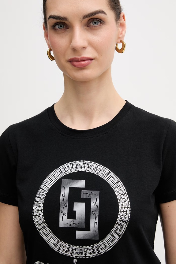 Gaudi t-shirt czarny 611BD64074