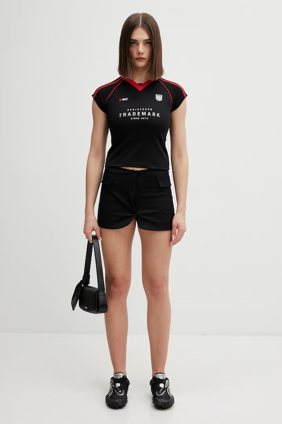VETEMENTS t-shirt Football Jersey WE76TR543BR czarny