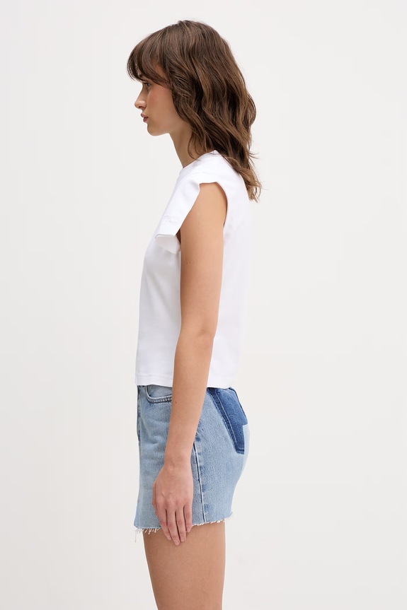VETEMENTS t-shirt Baby T-shirt WE76TR524W biały SS26