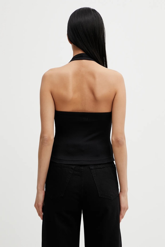 Oblečení Top VETEMENTS Halter WE76TT566B černá