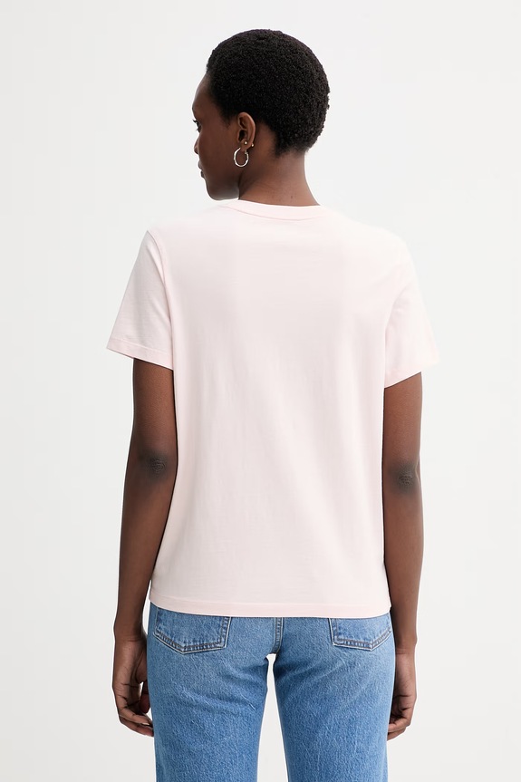 Odzież Levi's t-shirt bawełniany LS FAVORITE TEE SWEET HEART 008Q7 różowy