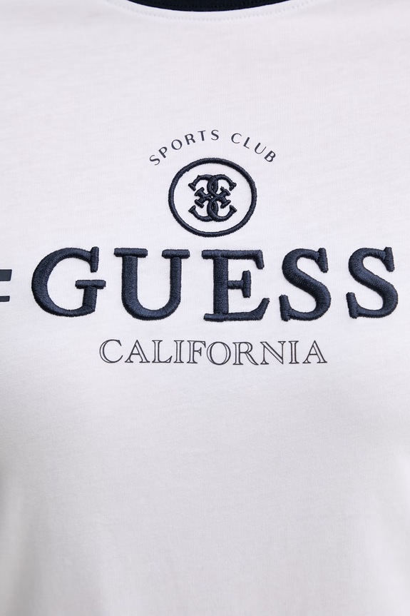 Guess tričko dámske bavlnené MILA V6GI08.K2975 biela