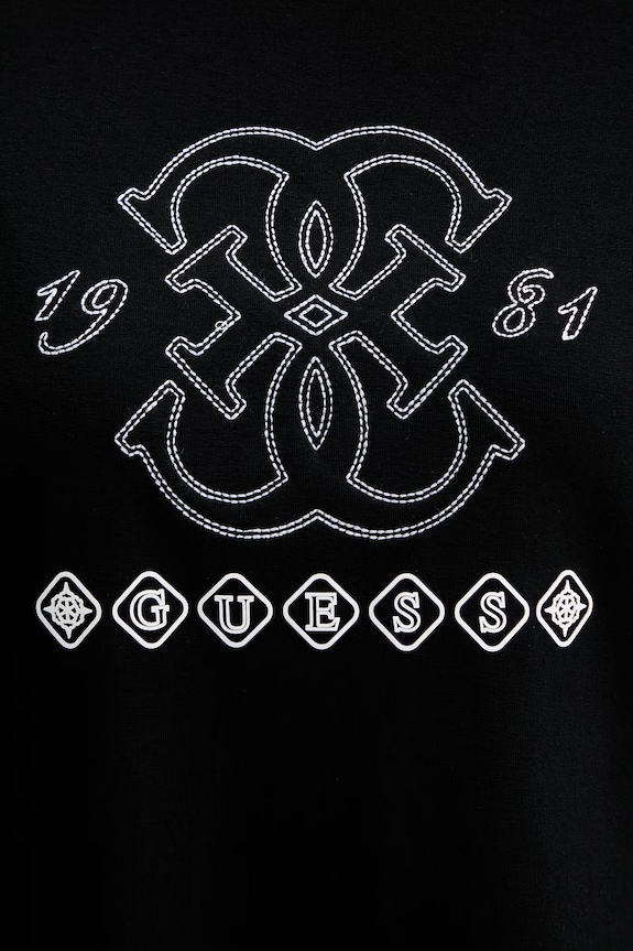 Guess t-shirt damski z wiskozy GABI V6GI10.K2977 czarny