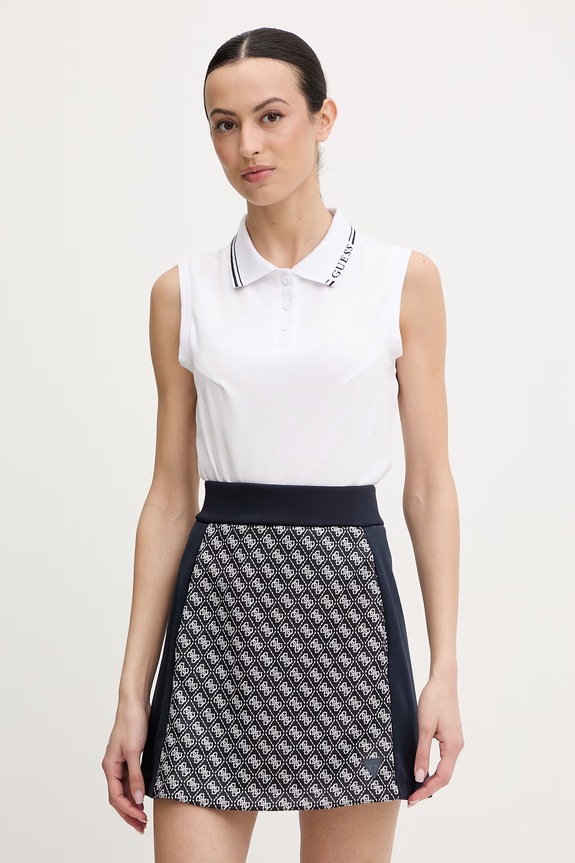 Top Guess SARAH bez uzorka bijela V6GP03.K2958