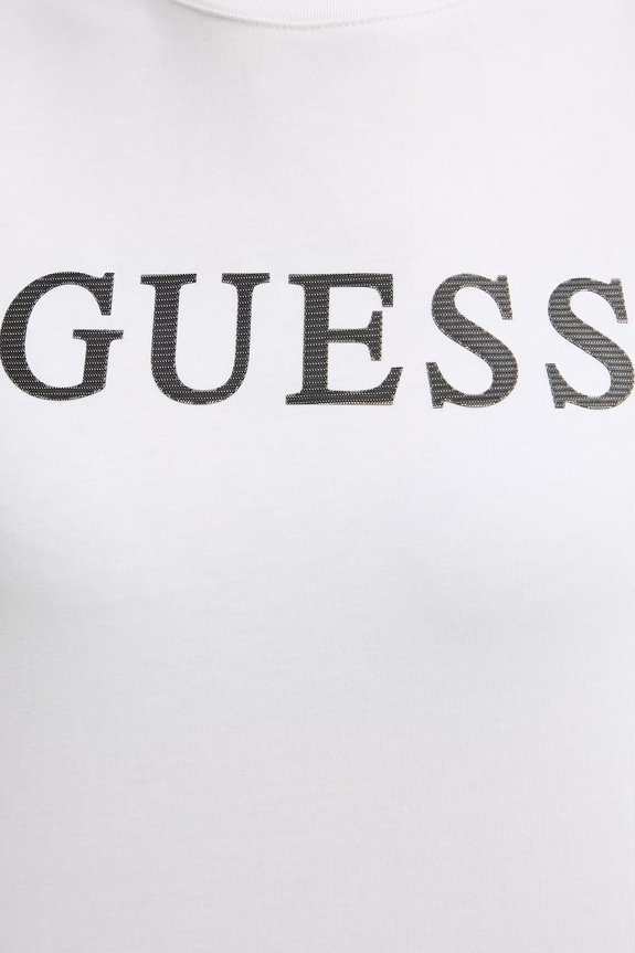 Guess t-shirt damski bawełniany MARINA W6GI06.K3018 biały