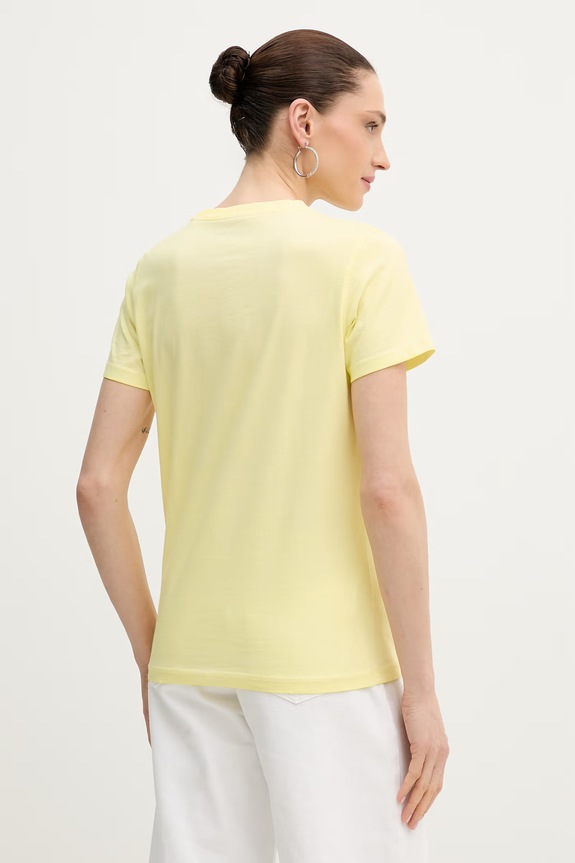 Guess basic tričko dámske bavlnené W6GI10.K3025 žltá SS26