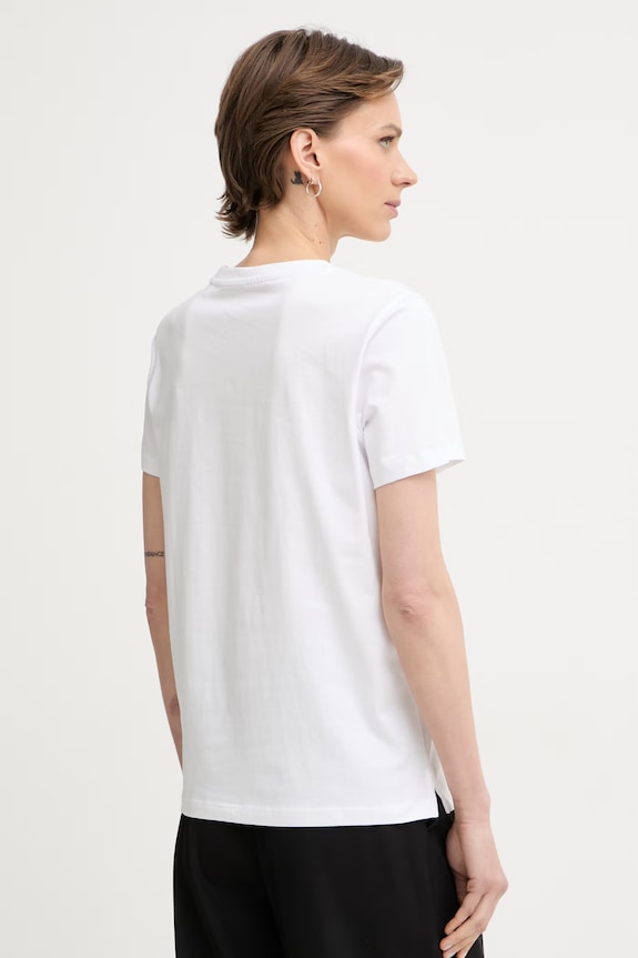Oblečenie Guess tričko dámske bavlnené W6GI15.K3035 biela