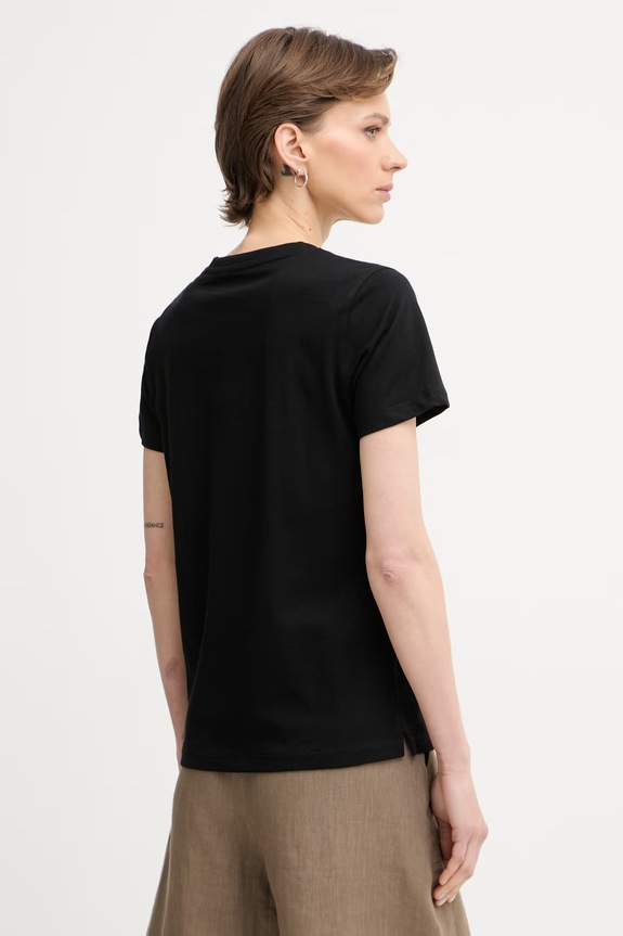 Oblečenie Guess tričko dámske bavlnené W6GI15.K3035 čierna