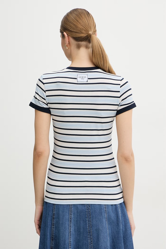 Ruházat Guess basic póló női modállal W6GI18.K3040 kék