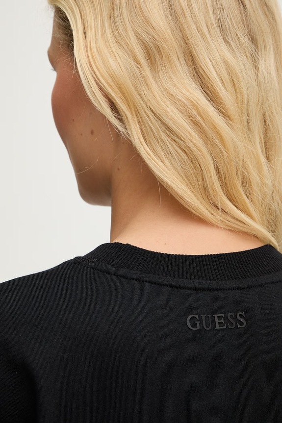 Guess t-shirt damski bawełniany W6GI39.K3478 czarny