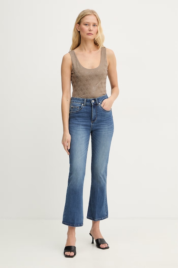 Dámsky top Guess W6GP10.K2932 hnedá SS26
