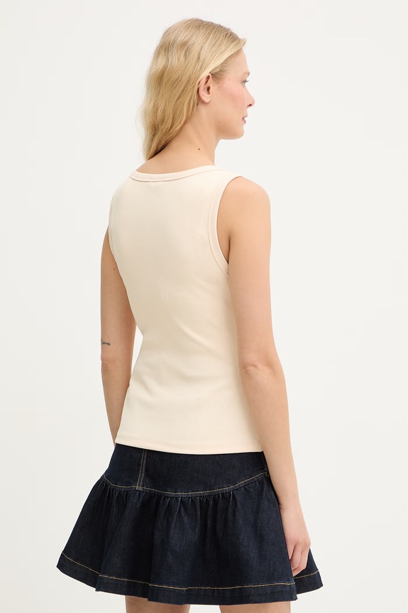 Odzież Guess top damski W6GP22.K2954 beżowy