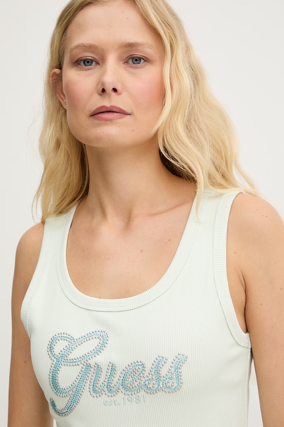 Guess dámsky top zelená W6GP22.K2954