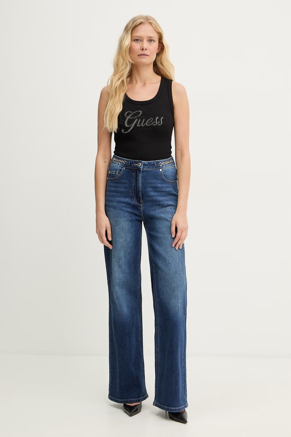 Guess top dámsky W6GP22.K2954 čierna SS26