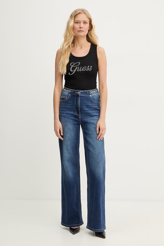 Guess top dámsky W6GP22.K2954 čierna SS26