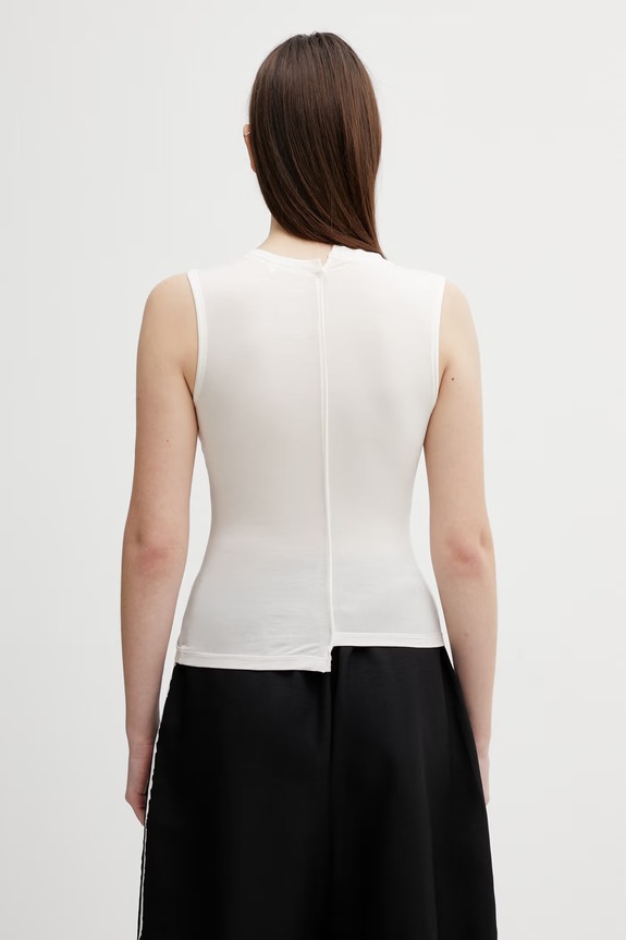 Odzież Y-3 top W KNIT DD TANK KQ9790 beżowy