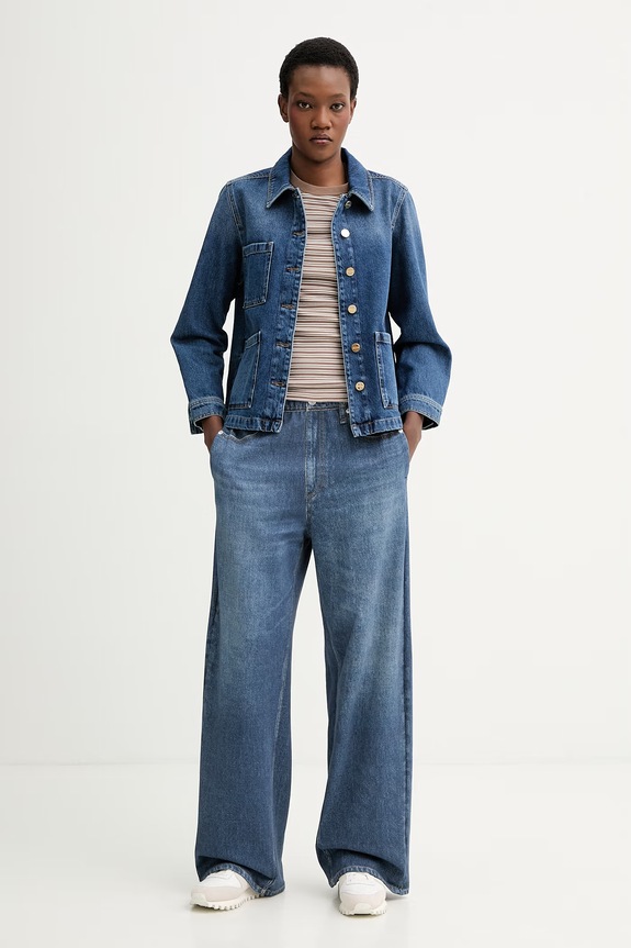 Levi's pamut póló ESSENTIAL HM SS 000KK.0019 barna SS26