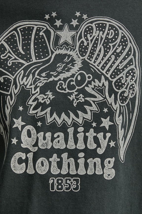 Levi's tricou din bumbac GR T2 PERFECT 005GV.0009 gri