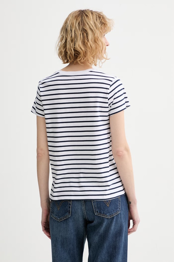Îmbrăcăminte Levi's tricou din bumbac PERFECT TEE 39185.0400 alb