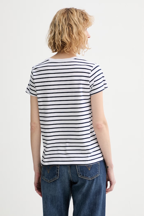 Îmbrăcăminte Levi's tricou din bumbac PERFECT TEE 39185.0400 alb