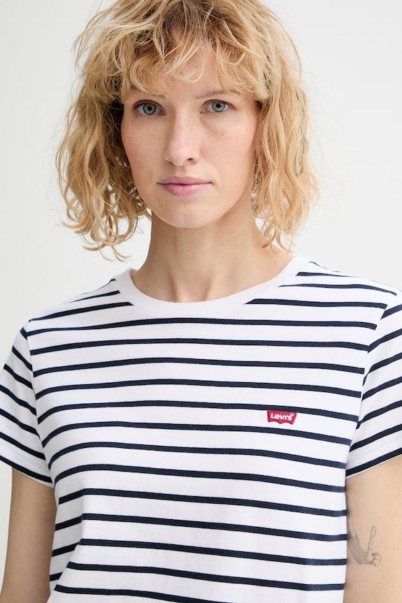 Levi's tricou din bumbac PERFECT TEE alb 39185.0400