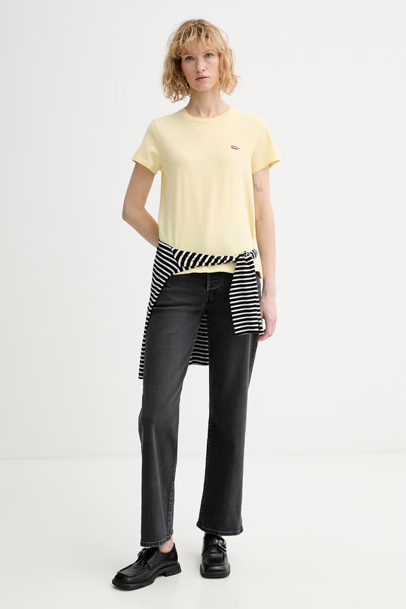 Levi's t-shirt in cotone PERFECT 39185.0401 giallo SS26