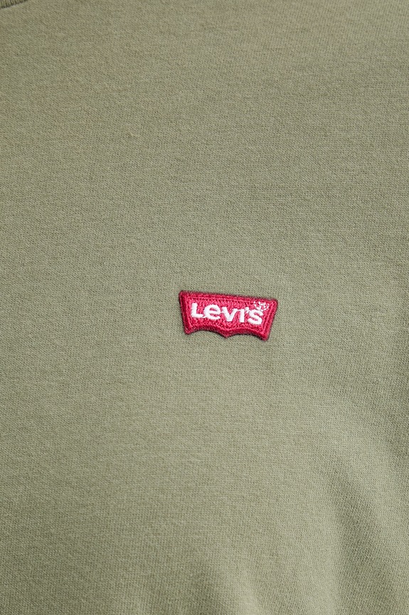 Βαμβακερό μπλουζάκι Levi's PERFECT 39185.0404 πράσινο