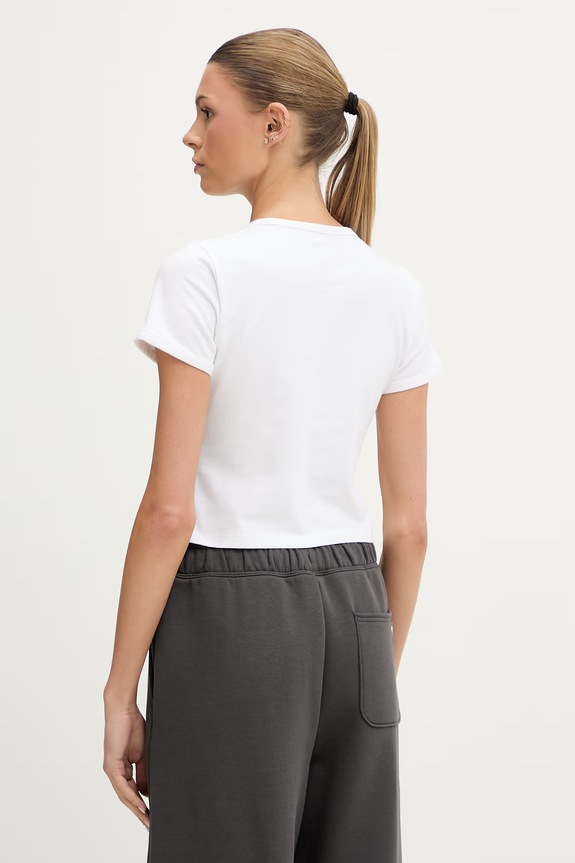 Îmbrăcăminte New Balance tricou pentru femei Heritage Ringer WT61Y33QWT alb