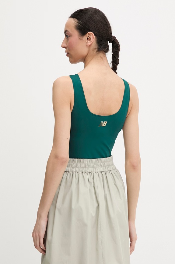 Odzież New Balance body damskie WS61T61OAAV turkusowy