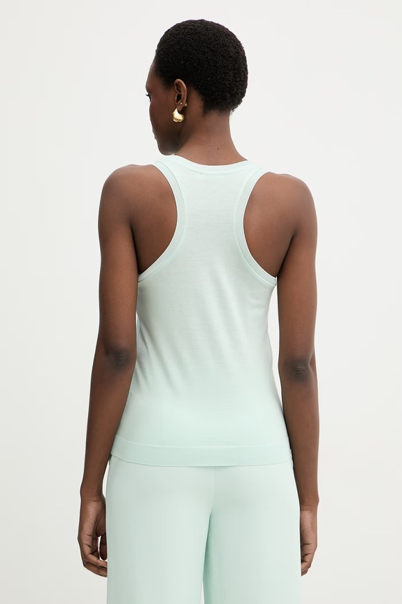 Patrizia Pepe top za žene s lyocellom 2M4543.J419 tirkizna SS26