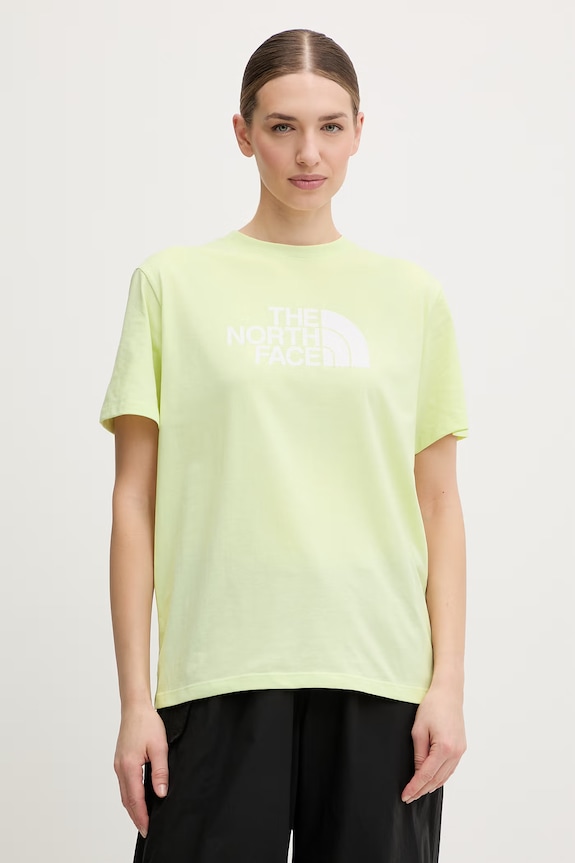 Μπλουζάκι The North Face EVOLUTION στάμπα κίτρινο NF0A8B6UG6O1