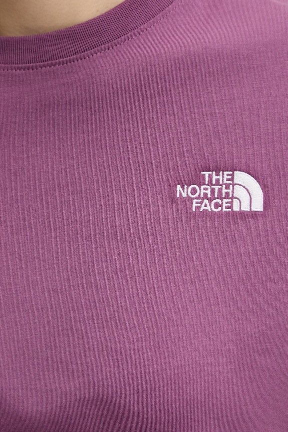The North Face t-shirt Simple Dome NF0A8FDHG4Y1 fioletowy