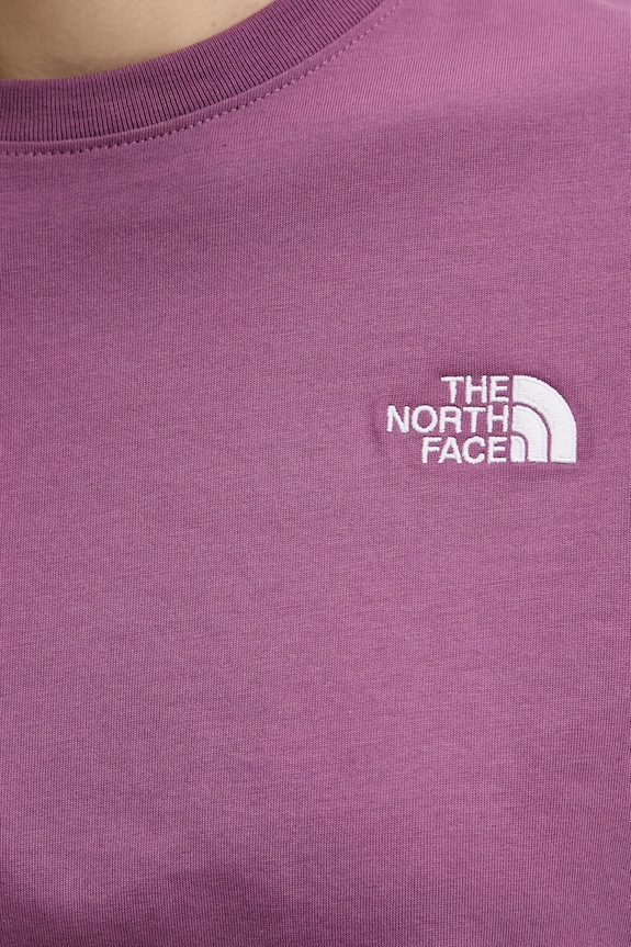 The North Face t-shirt Simple Dome NF0A8FDHG4Y1 fioletowy
