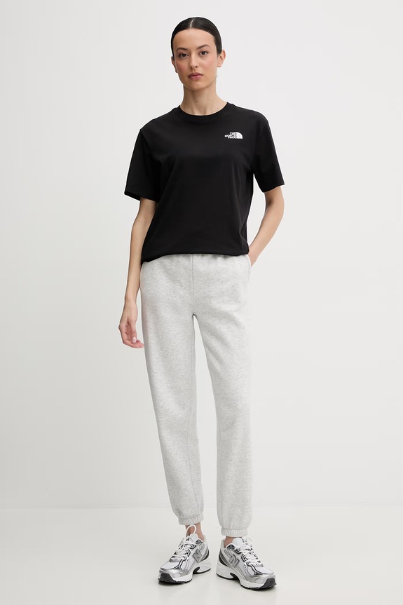 The North Face t-shirt EVOLUTION NF0A8B6WKY41 czarny SS26