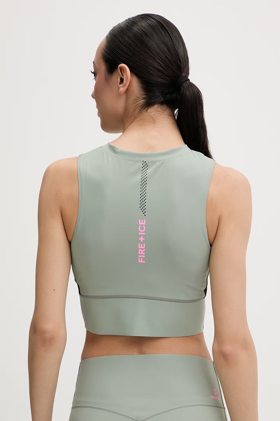 Oblečenie BOGNER Fire+Ice dámsky tréningový top CAIA 54821326 zelená