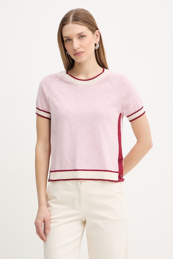 MAX&Co. t-shirt MCOFOCE regular różowy 2616361161200